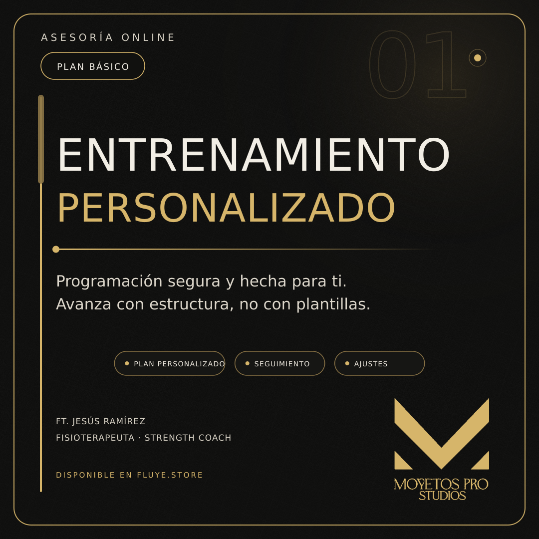 Asesoría básica de entrenamiento personalizado