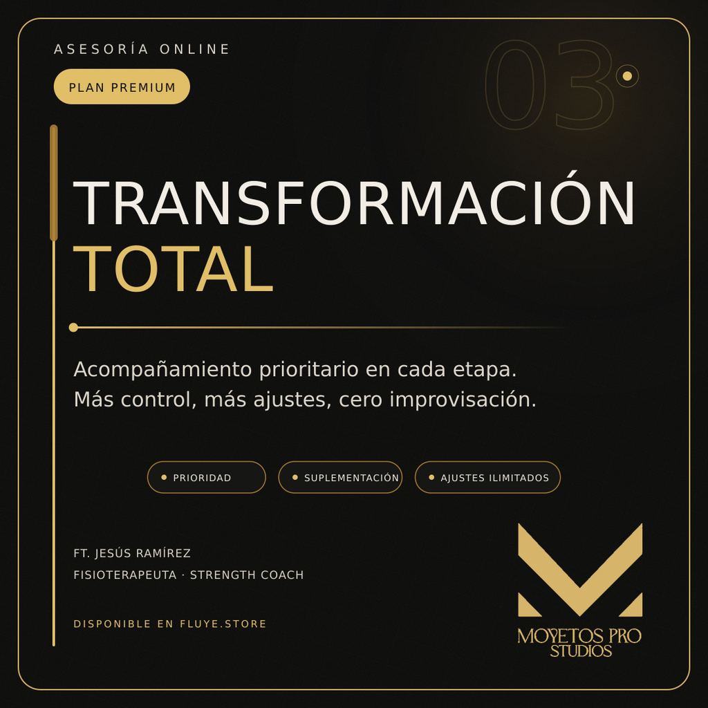 Asesoría premium de transformación total