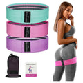 Set x3 bandas de resistencia de tela